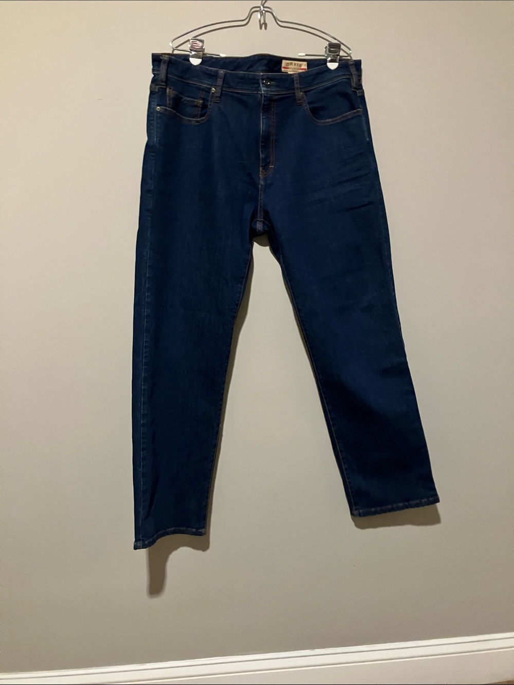 Orvis Dark Navy Straight-Leg Jeans